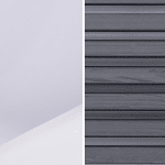 Marfil claro de luna / Gris acanalado